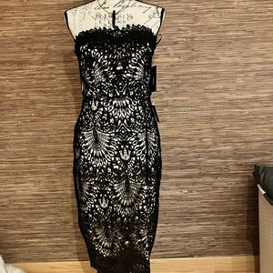 Beautiful midi dress with slit on the side size M